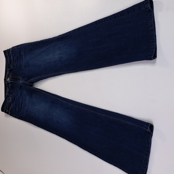 White House Black Market Boot Leg Mid-Rise Blue Jeans Size 0S - Picture 10 of 17